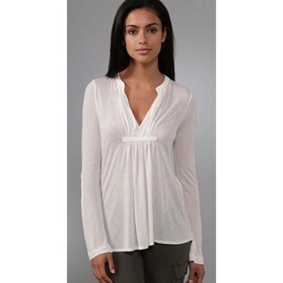 NWT Joie 100% Linen 'Ariel' Top Porcelain Sz Small - Picture 1 of 8